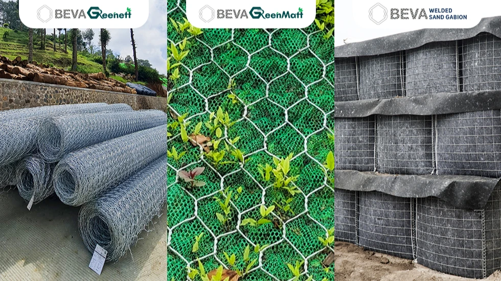 BEVA Greenet | BEVA Greenmatt | BEVA Welded Sand Gabion